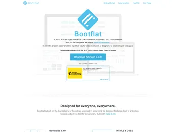 Bootflat.github.io screenshot