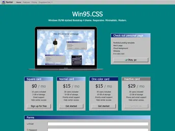 Win95.css screenshot