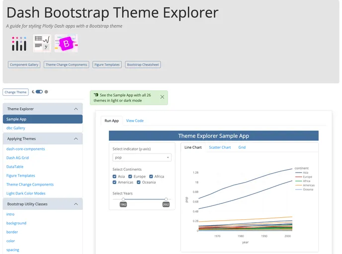 Dash Bootstrap Templates screenshot