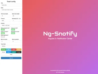 Ng Snotify screenshot