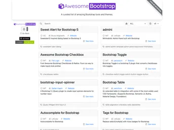 Awesome Bootstrap screenshot