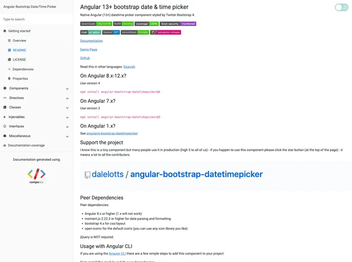 Angular Bootstrap Datetimepicker screenshot