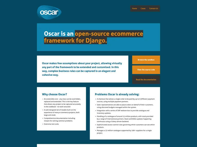 Django Oscar screenshot