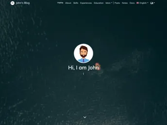 Hugo Toha.github.io screenshot