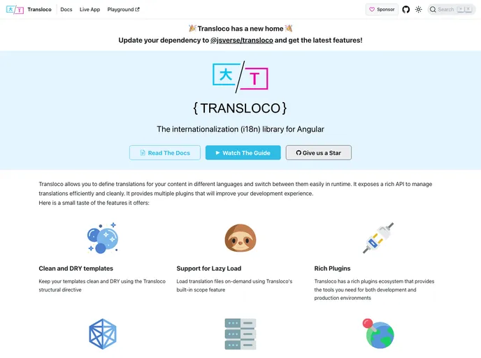 Transloco screenshot