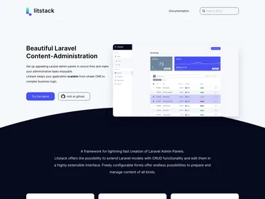 Litstack screenshot