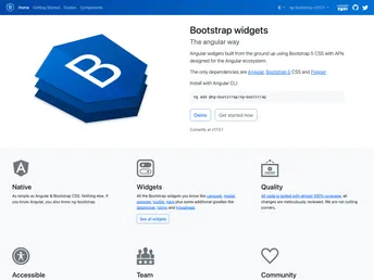 Ng Bootstrap screenshot