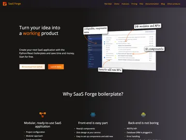 Open Source Saas Boilerpate screenshot