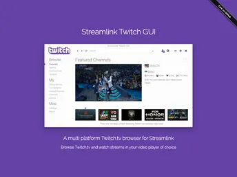 Streamlink Twitch Gui screenshot