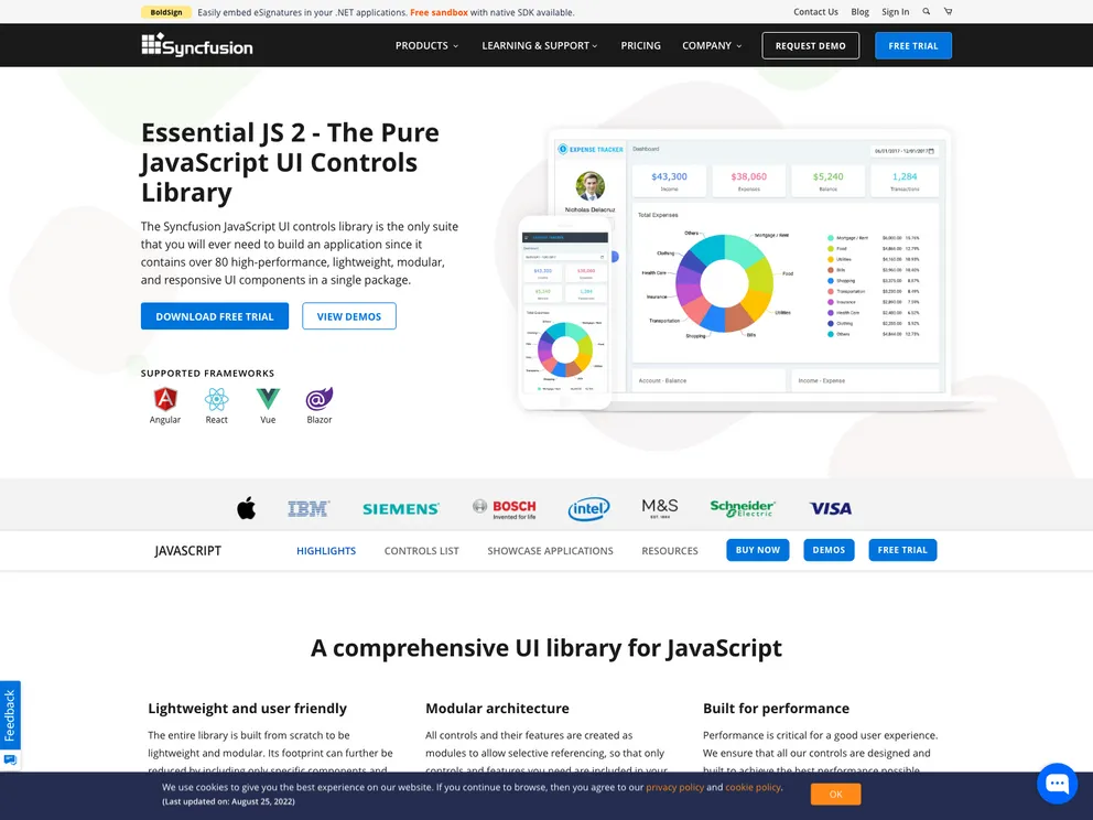 Ej2 Javascript Ui Controls screenshot