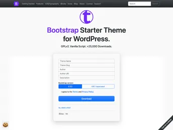 Starter Bootstrap screenshot