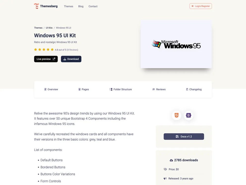 Windows 95 Ui Kit screenshot