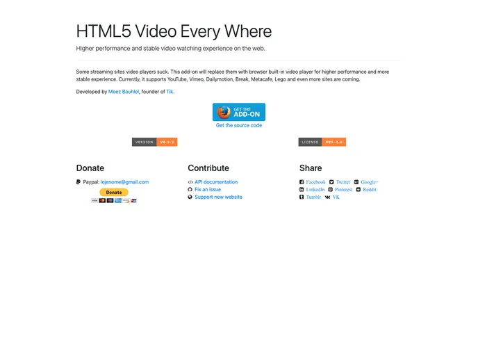 Html5 Video Everywhere screenshot