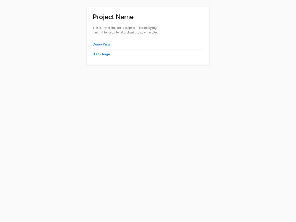 Frontie Webpack screenshot