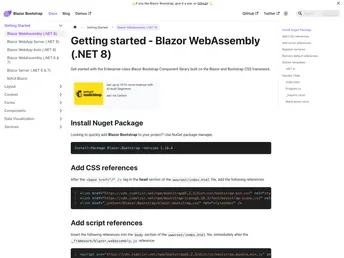 Blazorbootstrap screenshot